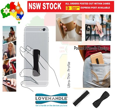 Genuine Love Handle Mobile Phone Grip Car Mount Holder Strap Slim Bracket  Australia