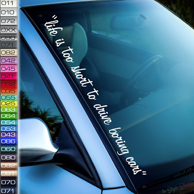 life short Aufkleber boring cars Tuning sticker dream i love my  F47