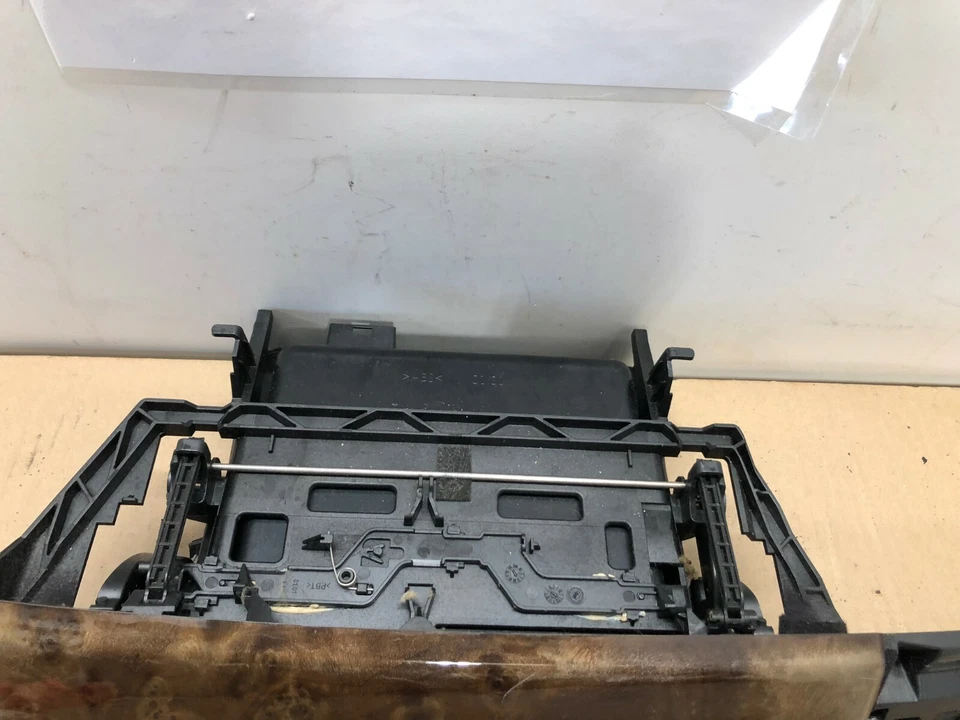 BMW 750Li 750i F01 F02 2011-2015 tablero DVD CD cambiador cubierta moldura panel de madera OEM Foto 4 de 4