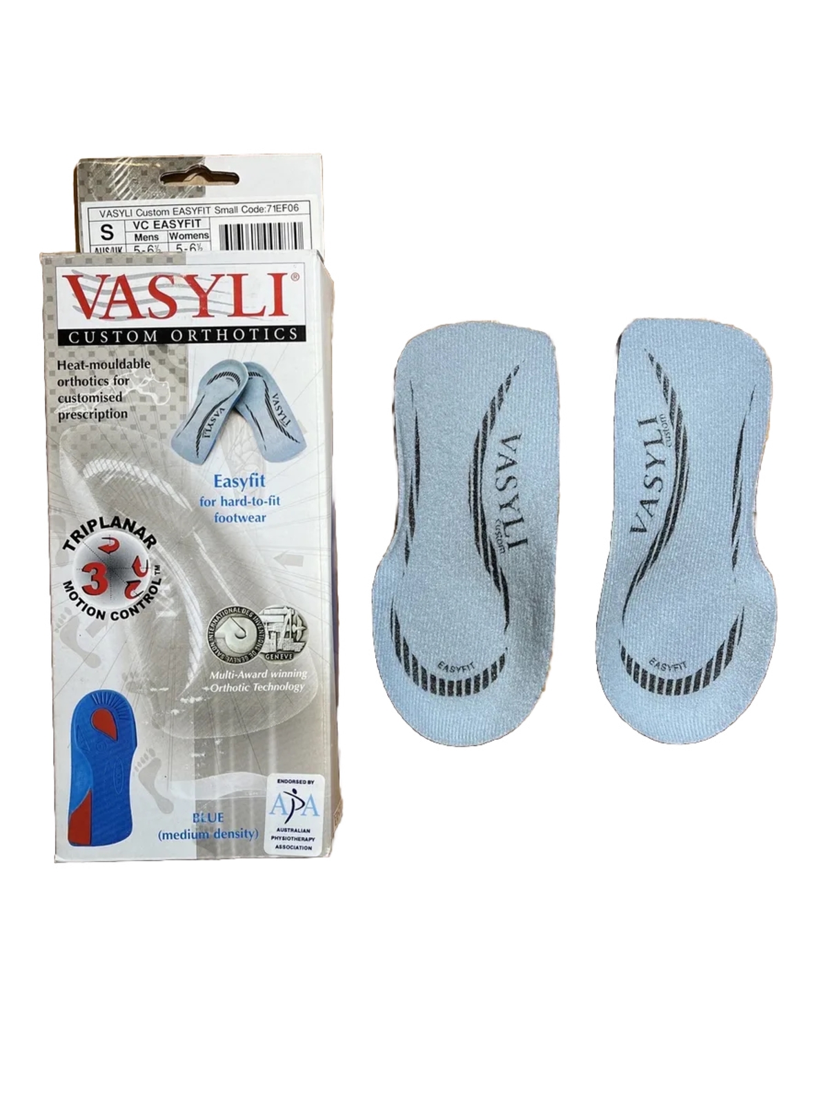 Orthotics Vasyli Easyfit Custom Insoles Size Small For Hard To Fit Shoes eBay