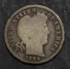 1894 Barber Dime Good  Lot 4062