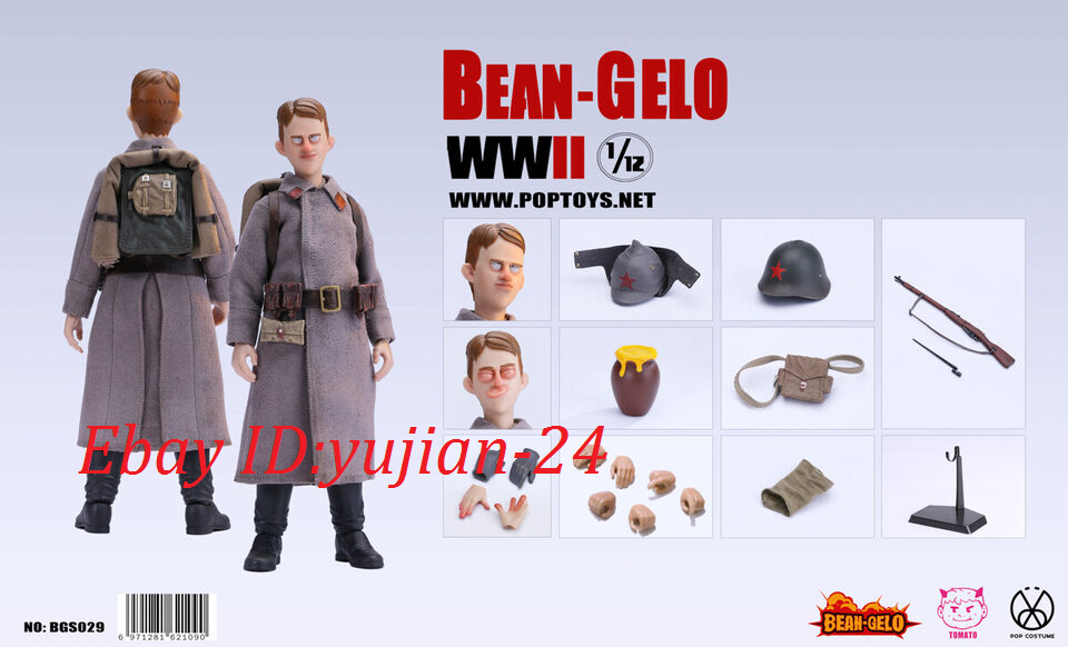 1/12 POPTOYS BGS029 BEAN-GELO WWII Soviet Red Army Soldier Andre