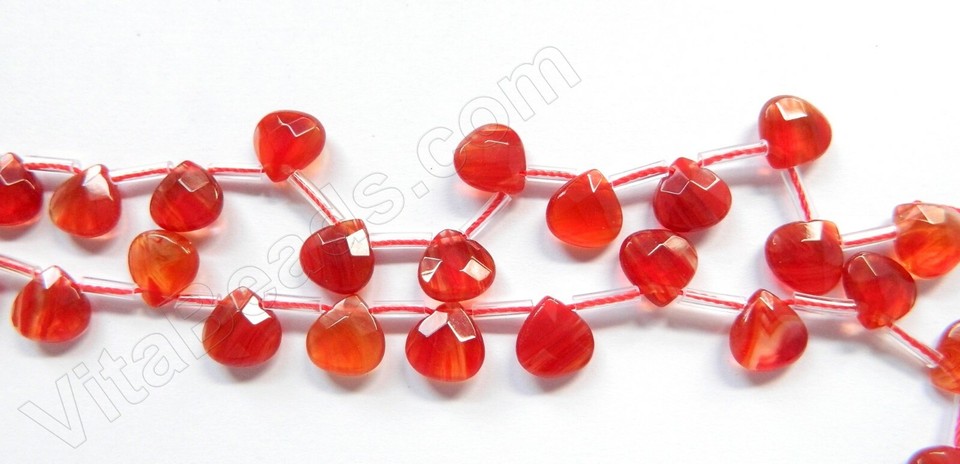 2 Fabulous Lapis Faceted 10x10mm Briolette Beads 7259