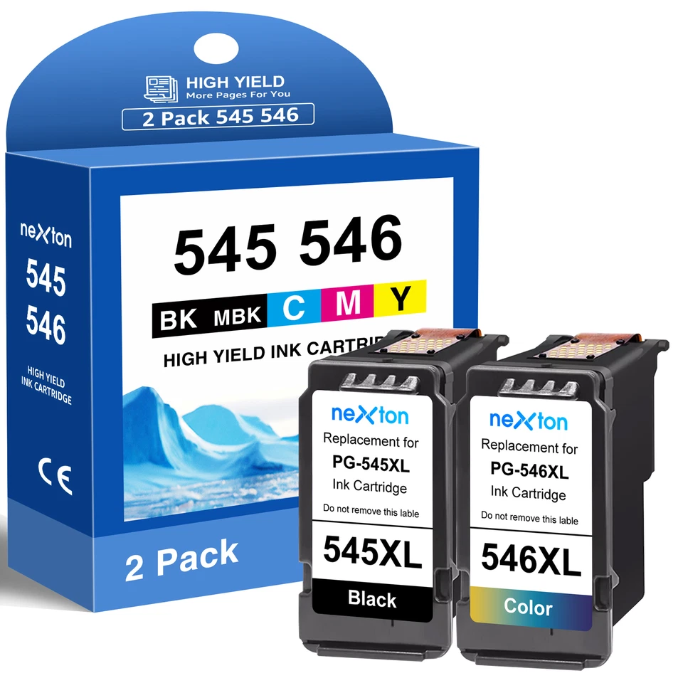 Druckerpatronen PG-545 XL CL-546 XL für Canon Pixma TS3150 TS3450 TR4550 MX495 - Bild 2 von 4