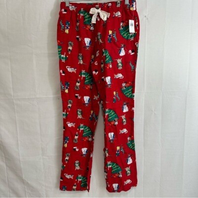 Old Navy Men’s Holiday Christmas Cat Dog Lounge Pajama Pants Small