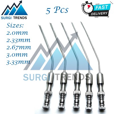 Frazier Suction Tubes With Atraumatic Tip Set Of 5 Pcs Surgical Instruments Set