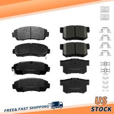 For Honda Civic Acura Rdx 2007 2008 2009 - 2015 Front Rear Ceramic Brake Pads