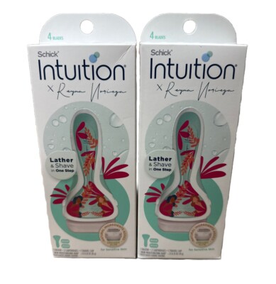 2 PACK Schick Intuition Razor Sensitive Care Reyna Noriega LIMITED EDITION