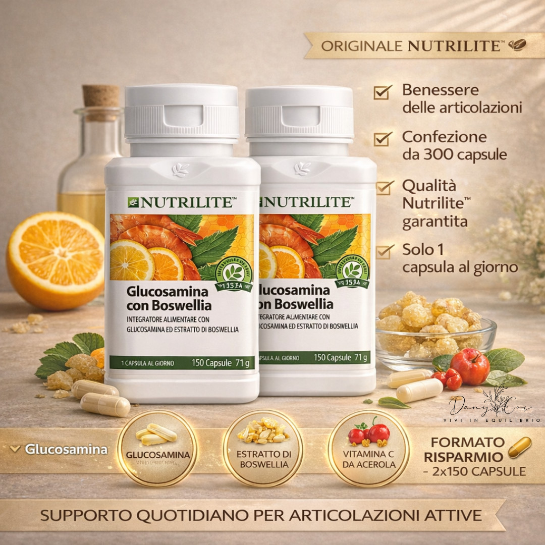 Nutrilite Glucosamine with Boswellia 300 Caps - Joint Wellness Ritual
