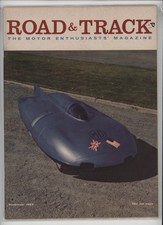 Road Track November 1957 Mg Motor Enthusiasts Magazine