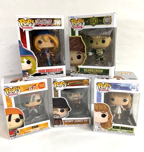 Lot of 5 FUNKO POP! Vinyl Figures: Yu-Gi-Oh! Wicked Dragon Ball GT + 2