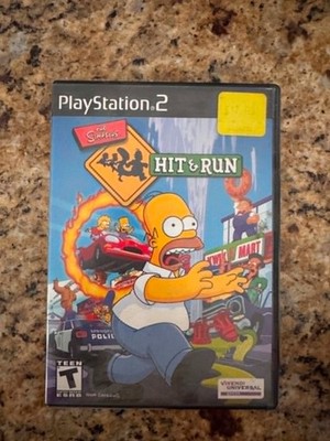 The Simpsons: Hit & Run (Sony PlayStation 2, 2003) - Original Case & Disc