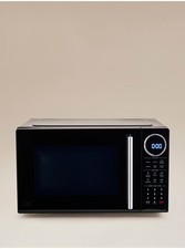 Black 23L Digital Microwave with Air Fryer function