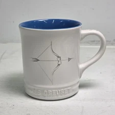 Le Creuset Stoneware Zodiac Sagittarius White & Blue 400ml / 14oz Coffee Tea Mug