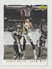 1992-93 Upper Deck Team MVPs #TM12 Reggie Miller - Indiana Pacers