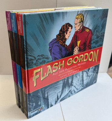 Flash Gordon HC-Querformat Nr. 1 - 3 Hannibal Verlag Alex Raymond