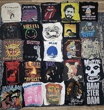 25) TShirt Lot Music Band Tee Concert Tour Y2K 2010s Modern Rock Rap Punk Resell