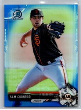 2017 Bowman #BCP111 Sam Coonrod Chrome Prospects Blue