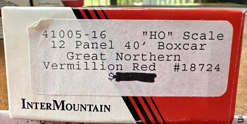 Intermountain HO Kit #41005-16 12 Panel 40’ Boxcar Great Northern 18724 NOS NY - Picture 2 of 5