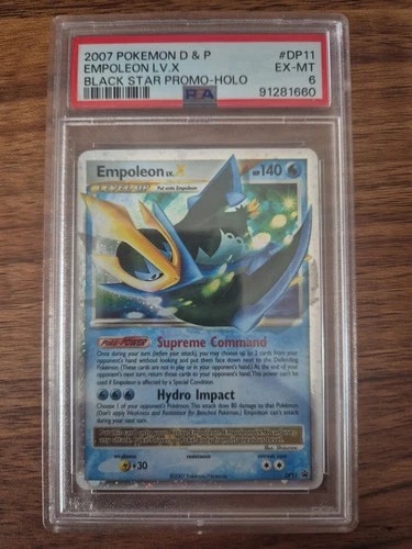 Empoleon LV.X DP11 Holo Black Star Promos Pokemon Card TCG PSA 6