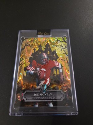 2025 Wild Card Haunted Hits Multi Sport Joe Montana 1/1 🔥 | eBay