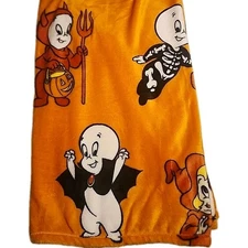Casper the Friendly Ghost Blanket Throw 50x70in New! Viral Halloween Blanket