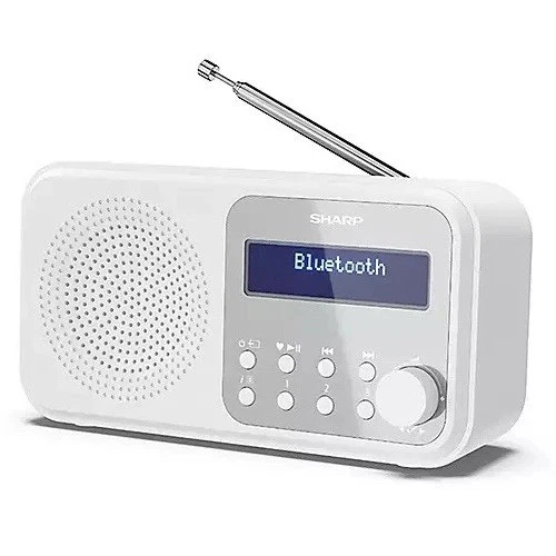 Sharp DR-P420(WH) Tokyo Digital Radio DAB/DAB+ & FM with Bluetooth - White - Image 2 of 4