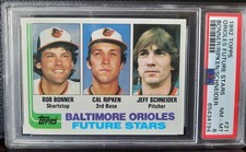 Cal Ripken 1982 Topps RC PSA 8 Centered Beauty Rookie Card #21 NM-MT. rookie card picture