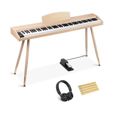 Digital Piano Keyboard for Beginners, Full Size 88 Key Semi-Weighted Keyboard...