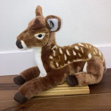 Brown And White Fawn FAO SCHWARZ Lovely Baby Deer Stuffed Animal