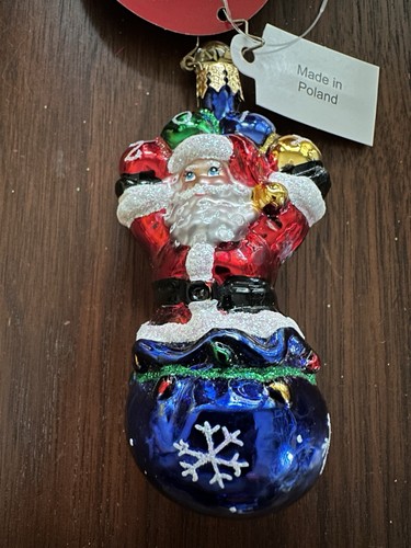 Christopher Radko ¡Increíble 2019! Gema adorno Santa Claus nuevo en caja #1019752 - Imagen 2 de 7