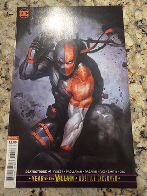 Deathstroke #49 Skan Variant Cover Year of the Villain Batman DC Comics 2020
