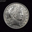 1901 Barber Half Dollar "AU+ Cleaned" *Free S/H After 1st Item*