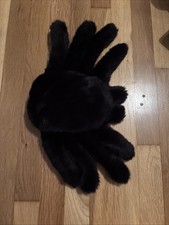 VTG Spider Puppet Jerry Elsner Plush Stuffed Black Spider Puppet Halloween