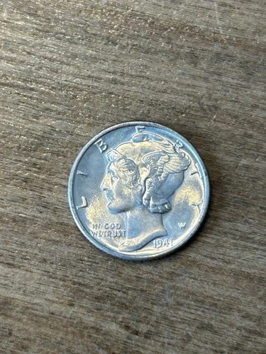 1941 Mercury Dime BU FSB