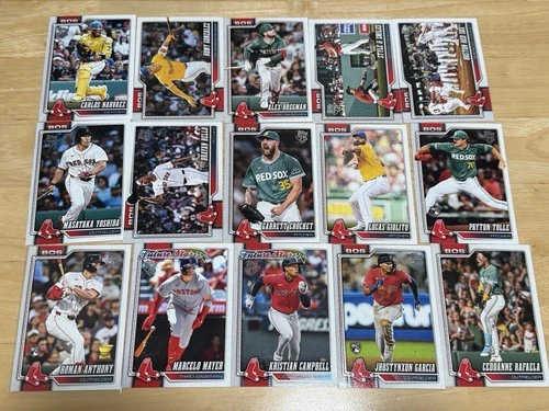 2026 Topps Series 1 Red Sox Baseball Cards 🔥 Roman Anthony TRUE Rookie
