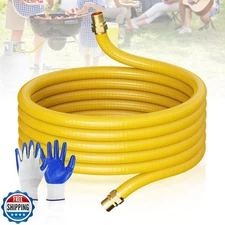 Flexible Natural Gas Line Hose | Corrugated Stainless Steel Tubing | 2PCS Bra