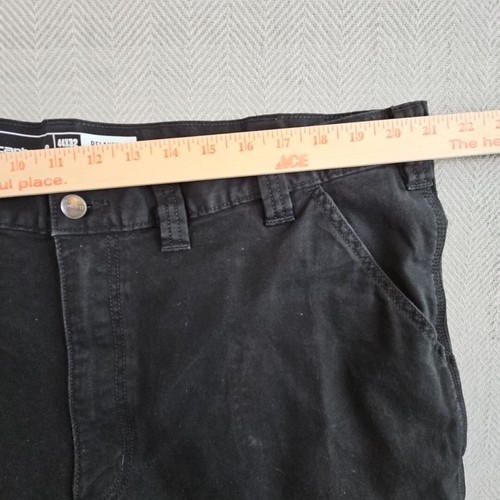 Carhartt Pants Men's 44x32 Black Rugged Flex Canvas Relaxed Fit 102291 001 EUC - Picture 4 of 16