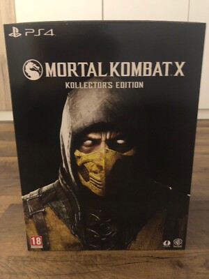 Mortal Kombat X Limited Edition PS4 OVP like new Scorpion Kollector's Edition