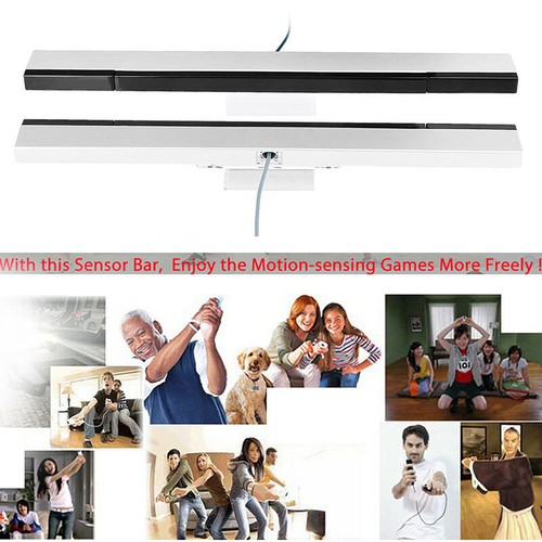 Wired Remote Motion Sensor Bar IR Infrared Ray Inductor for Nintendo Wii / Wii U - Picture 5 of 7