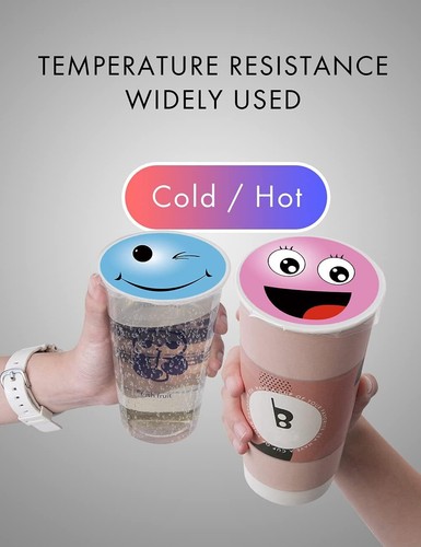 Boba Cup Sealing Film Tea Cup 90-105 Mm 3000 Cups For PP Plastic And Paper Cups - Bild 7 von 13