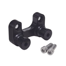 Black Handlebar Riser Adapter for Harley 15-l...