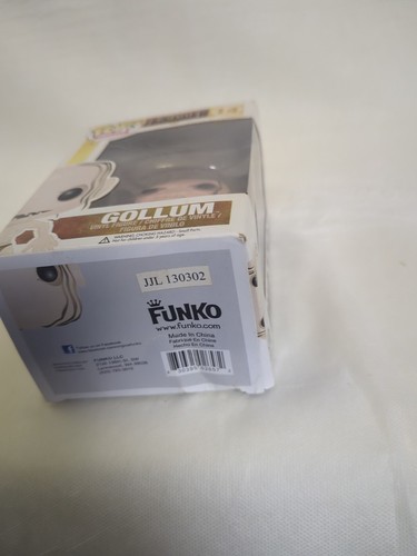 Funko Pop! "Gollum"" #14 Películas Funko Hobbit Viaje Inesperado Caja de Daños Rara - Imagen 10 de 15