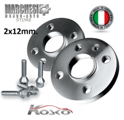 COPPIA DISTANZIALI RUOTA 12 MM. MERCEDES CLS (C218) DAL 2011 IN POI CON BULLONI