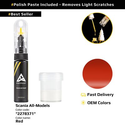 Touch up Paint for Scania All Models Code: 2278371 Red