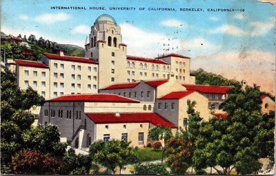 International House University California Berkeley California CA Postcard PM WOB