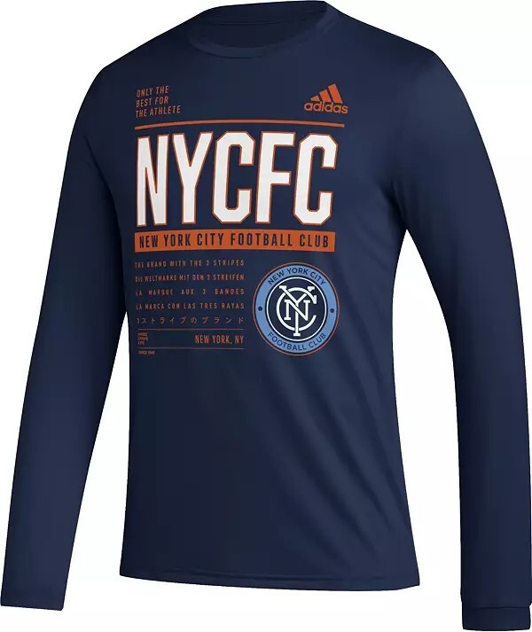 Adidas NYCFC New York City Football Club MLS Soccer Long