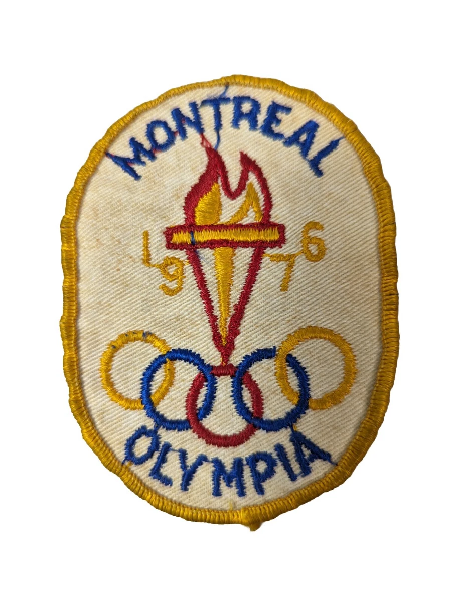Écusson Olympique Montréal 1976 Avec Emballage Cousu