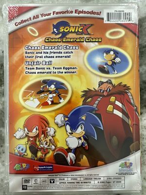 NEW Sonic X: Chaos Emerald Chaos - DVDouble Shot | eBay