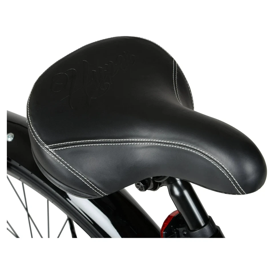 Bicicleta Beach Cruiser de 26 pulgadas para hombre marco de acero bicicleta llantas de aleación velocidad negra nueva Foto 4 de 4